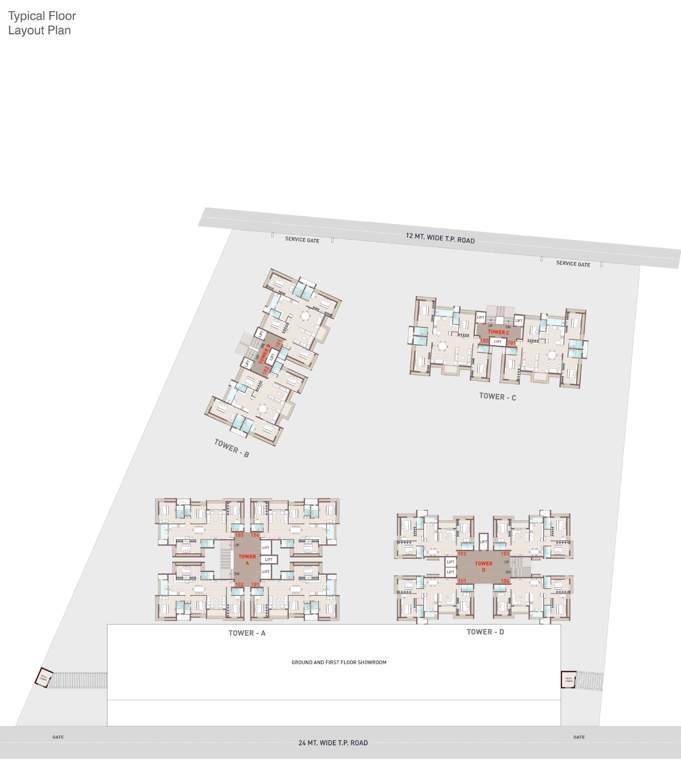  tulsi imperia Layout Plan