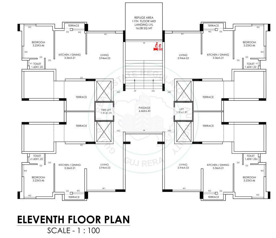  sonamahor crest Sonamahor Crest Cluster Plan for 11th Floor