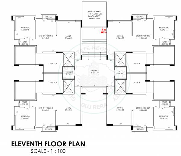 Sonamahor Crest Cluster Plan for 11th Floor sonamahor-crest Sonamahor Crest Cluster Plan for 11th Floor