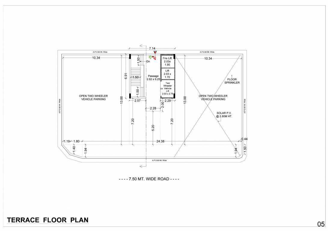  golden 10 A Cluster Plan for terrace Floor