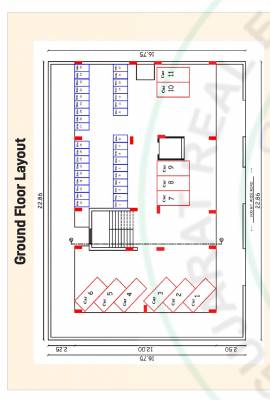  shree-ambe-villa-3 Block-A Cluster Plan for ground Floor