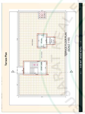  shree-ambe-villa-3 Block-A Cluster Plan forterrace Floor