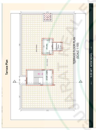  shree-ambe-villa-3 Block-A Cluster Plan forterrace Floor