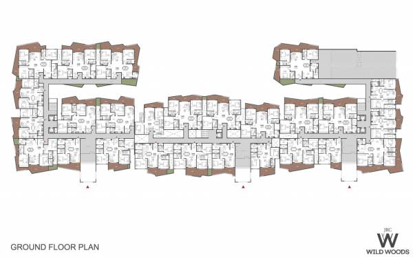  wild-woods Tower A  + Tower I Cluster Plan For Ground Floor