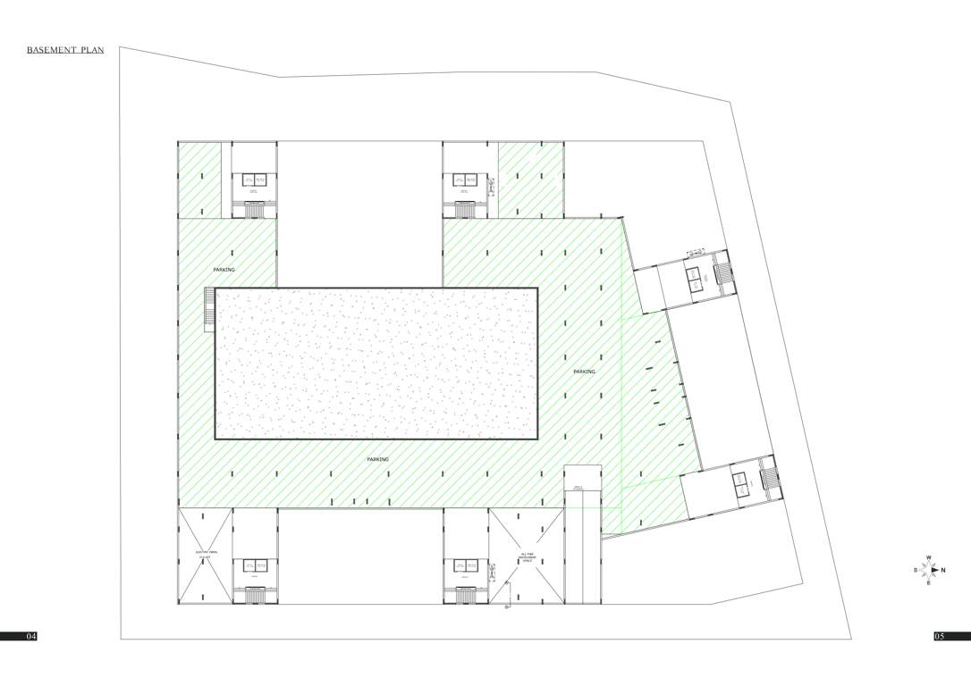  bellezza gardens Block A Cluster Plan for besment