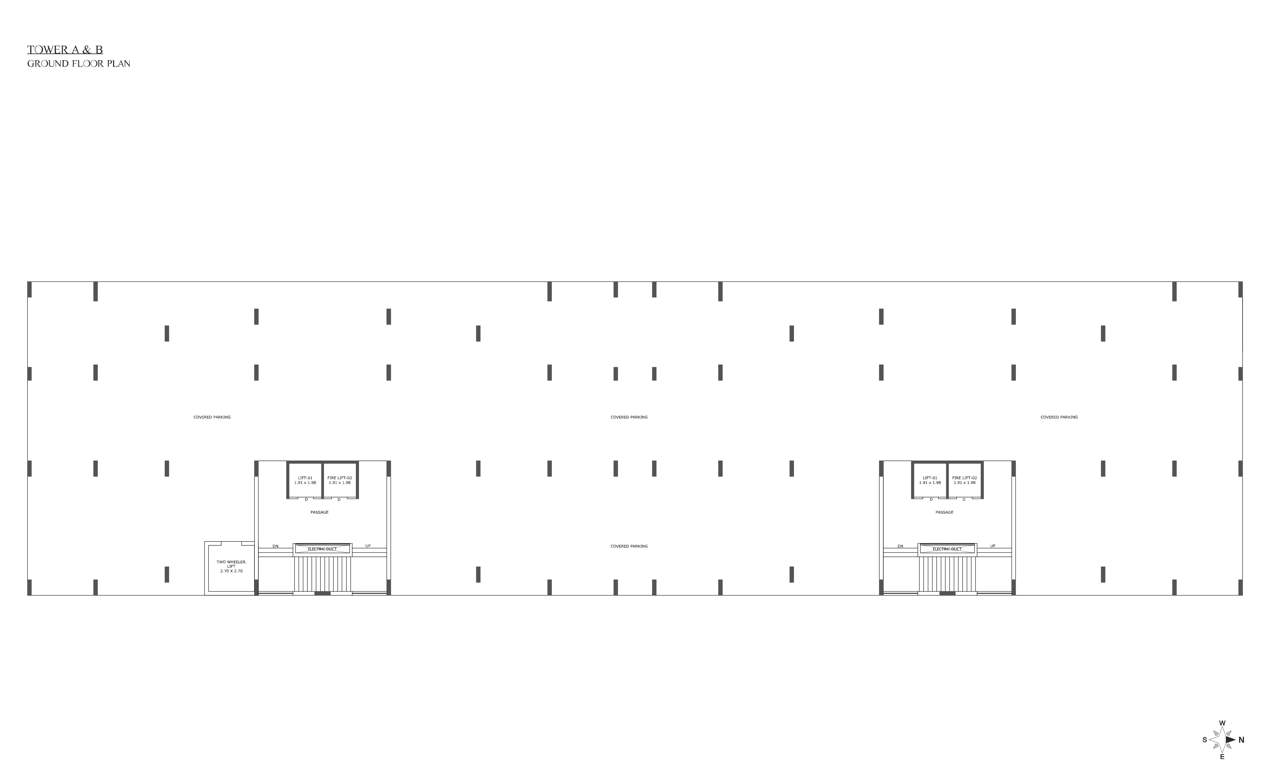  bellezza gardens Block A Cluster Plan for ground Floor