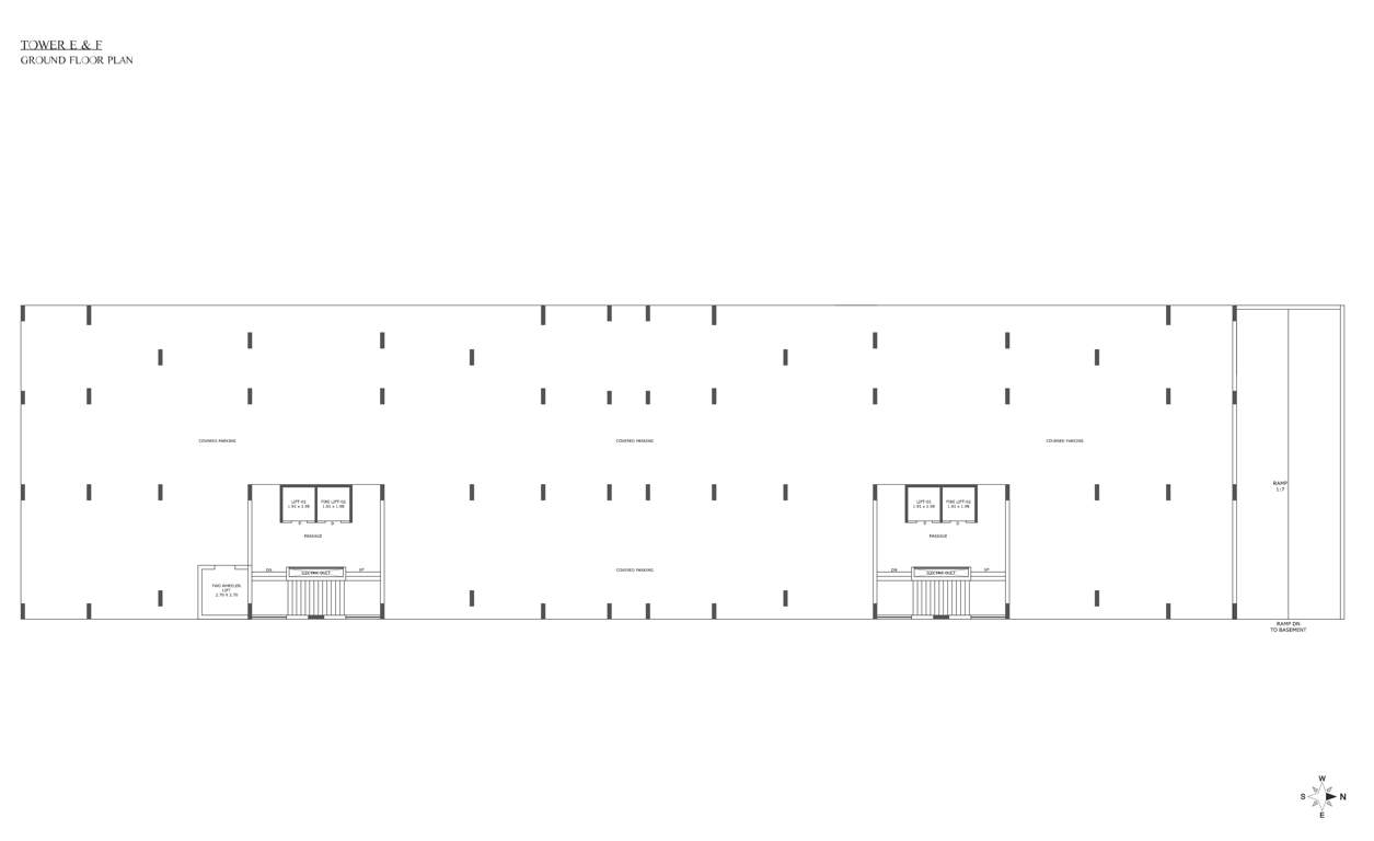  bellezza gardens Block E Cluster Plan for ground Floor
