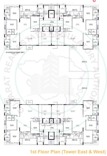 the-presidential East Cluster Plan for 1st Floor