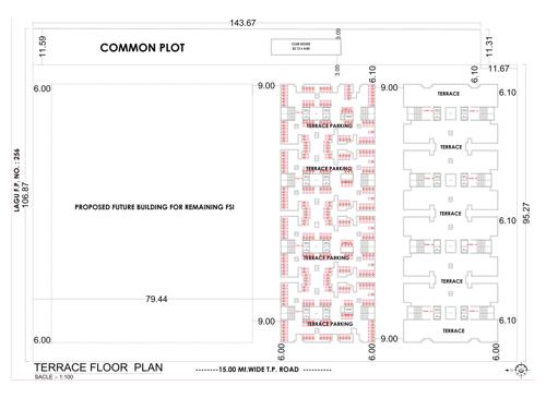  titanium-one Tower A, B Cluster Plan For Terrace