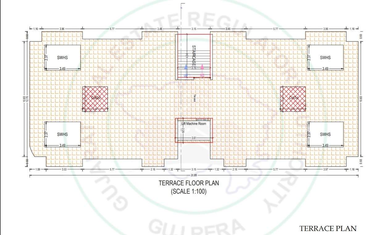  kesar A Cluster Plan from 5th to 6th Floor