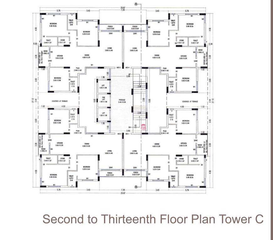  gem Gem Tower C Cluster Plan