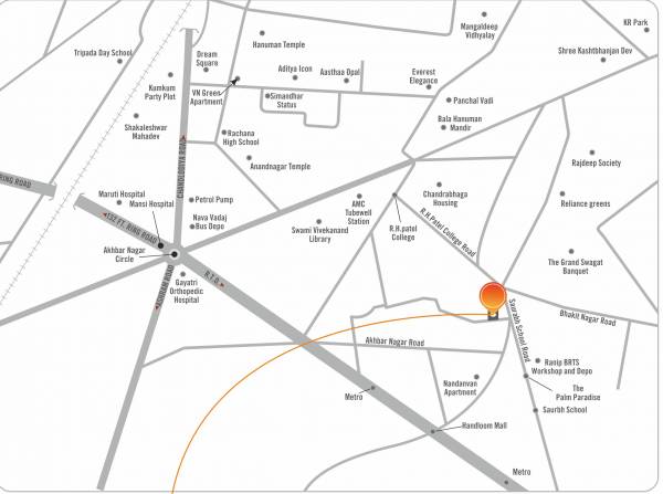  shyam-one Location Plan