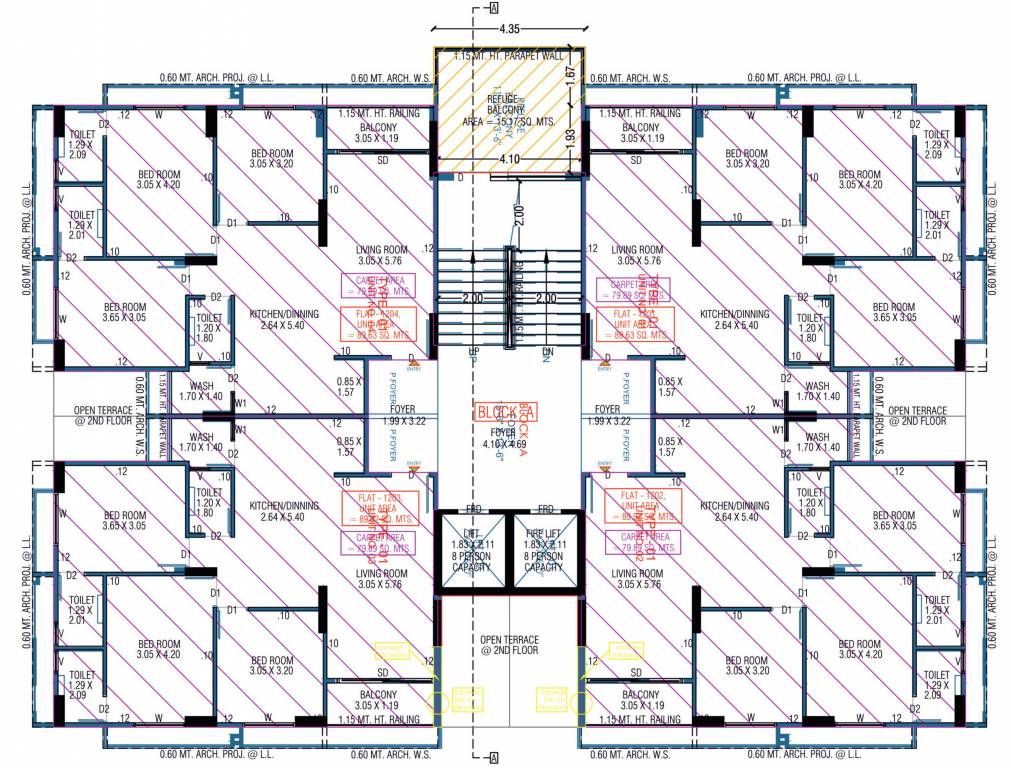  elenza arista Block A Cluster Plan for 12th Floor