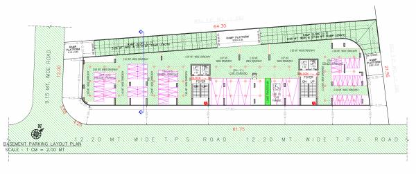  heights Tower A Cluster Plan