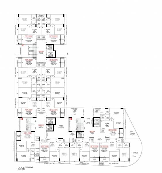 aaditey-residencies A Cluster Plan from 1st to 9th Floor