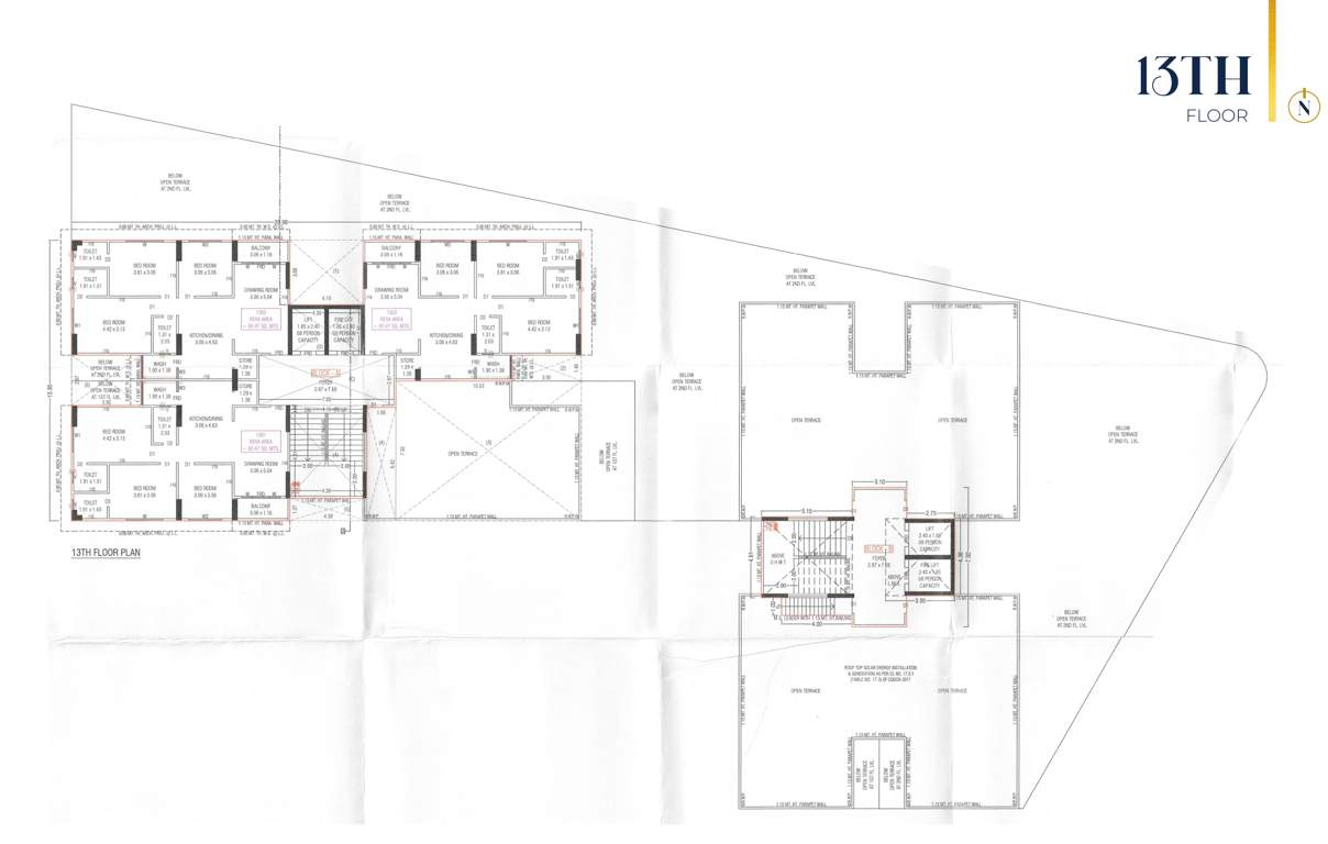  fortune 94 Block A Cluster Plan for 13th Floor