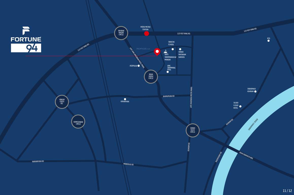  fortune 94 Location Plan