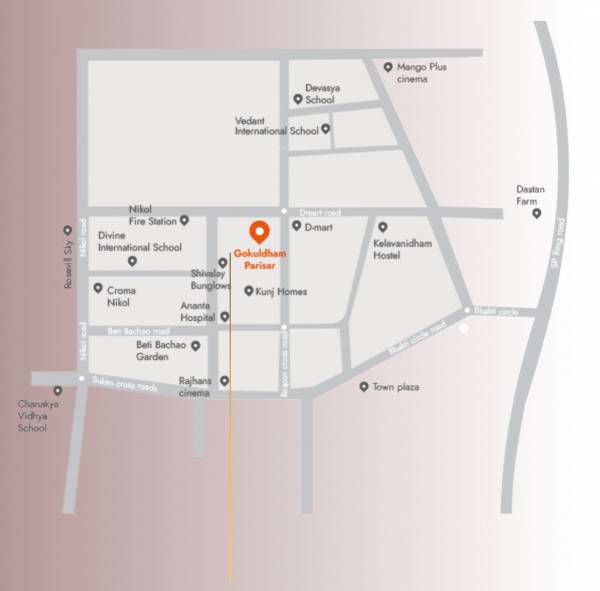  gokuldham-parisar Location Plan