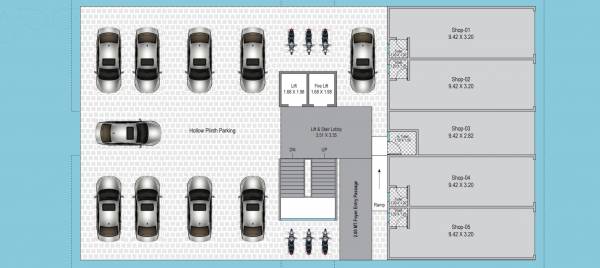  aadi33 Block A Cluster Plan Ground Floor