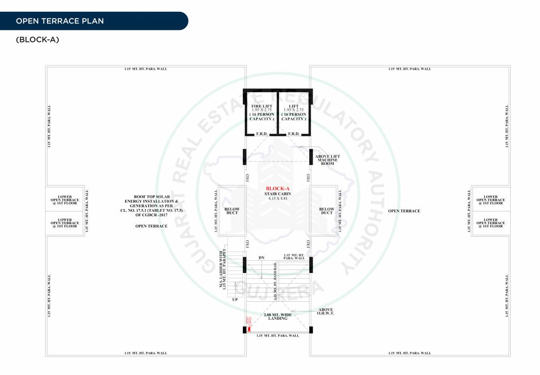  royal Tower A Cluster Plan for ground Floor
