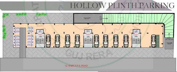  lentin-appartment Tower A B C Cluster Plan for parkingFloor