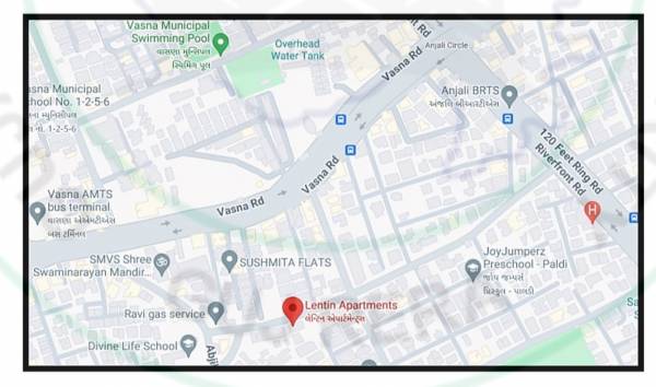  lentin-appartment Location Plan