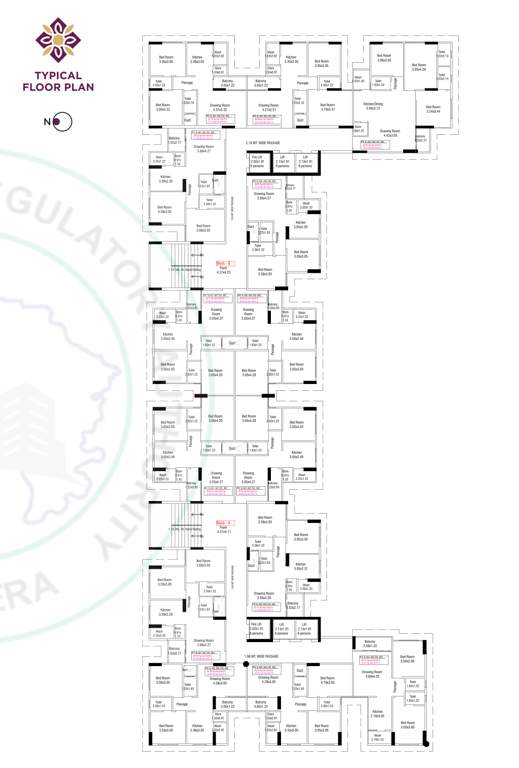  aashirvad lavish Block A Cluster Plan