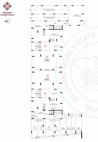  aashirvad-lavish Block A Cluster Plan for ground Floor