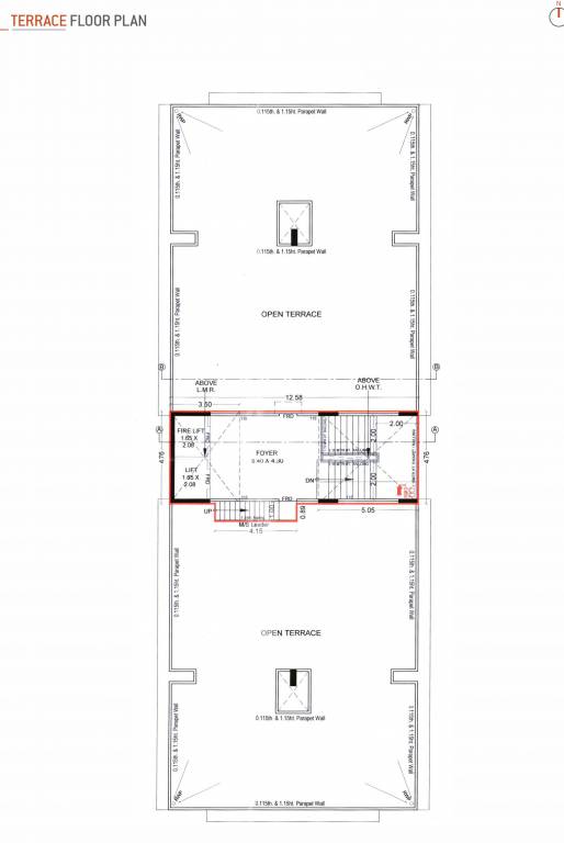  stellar bhavya Tower A Cluster Plan for ground Floor