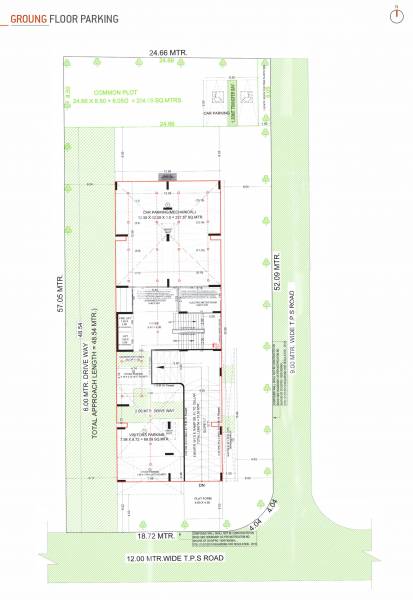  stellar-bhavya Tower A Cluster Plan for ground Floor