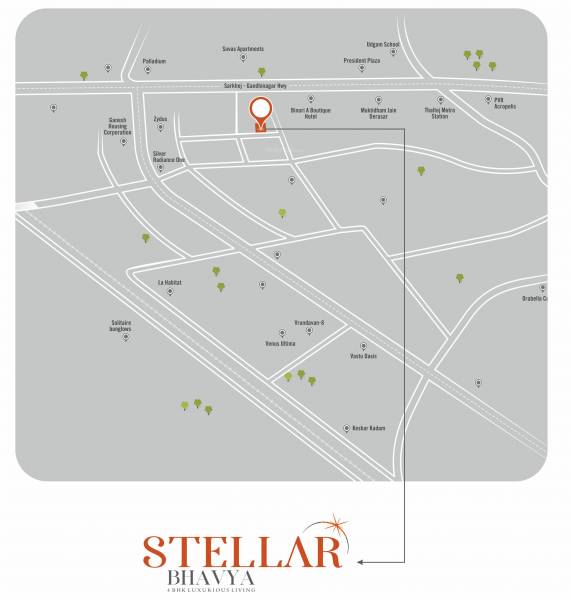 stellar-bhavya Location Plan
