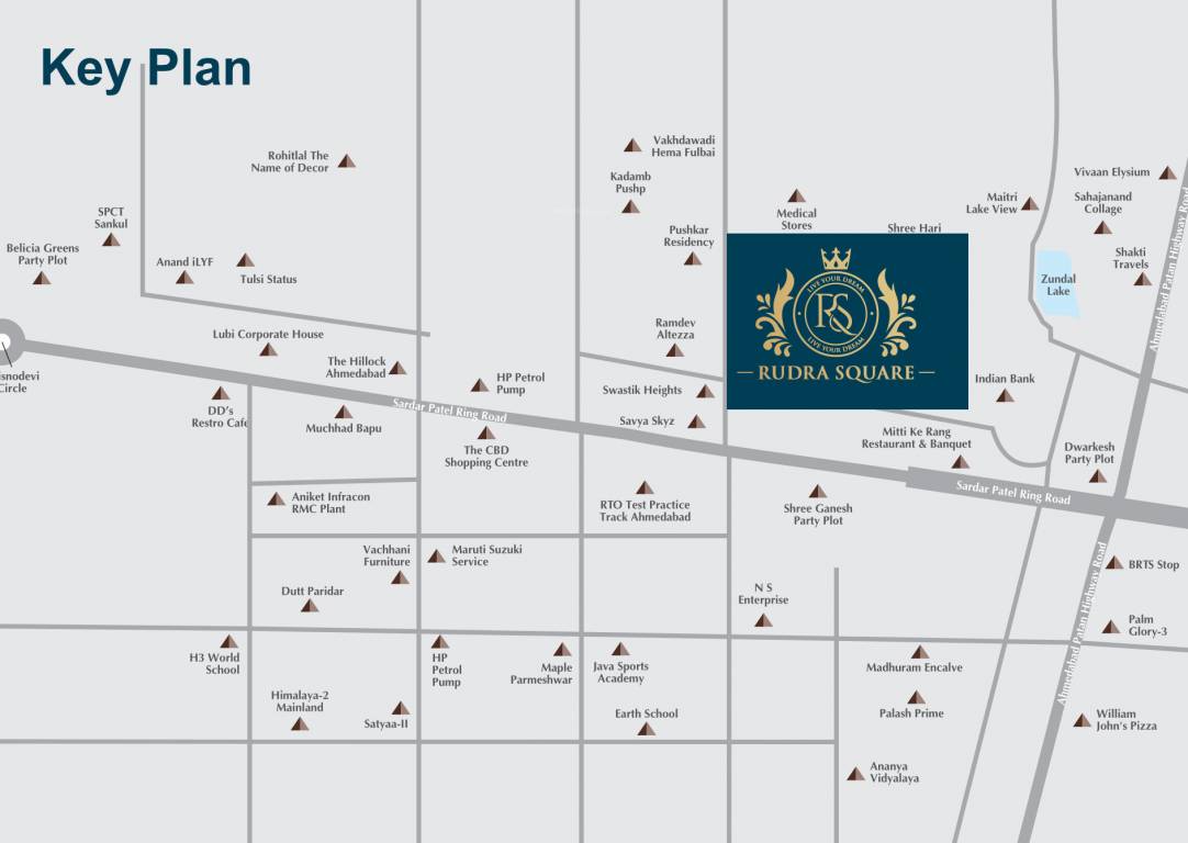  square Location Plan