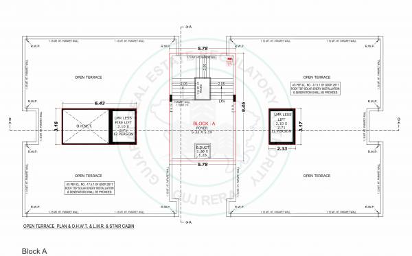  skylife A Cluster Plan for terrace Floor
