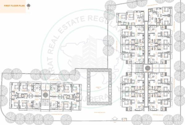  aatrey-etasha Tower A B Cluster Plan for 1st Floor