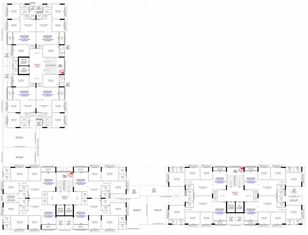  the pearl Block A Cluster Plan for 2nd Floor