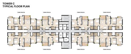  ivylush-tower-c-and-tower-d Tower C Cluster Plan for Typical Floor