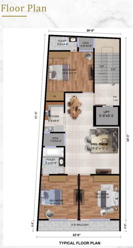 Diamond Residency Cluster Plan from 1st to 4th Floor diamond-residency Diamond Residency Cluster Plan from 1st to 4th Floor