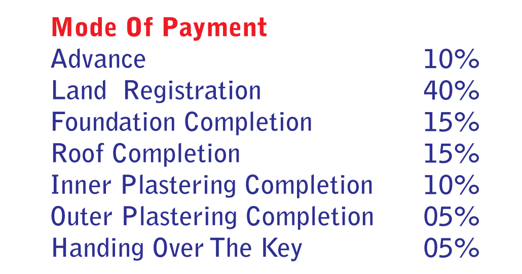 sri-dayananda-residency Construction Linked Payment (CLP) Payment Plan