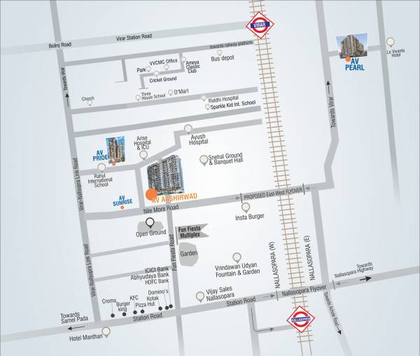  aashirwad-garden Location Plan