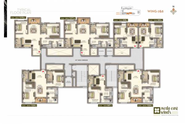  meda-east-winds TOWER 3 Cluster Plan