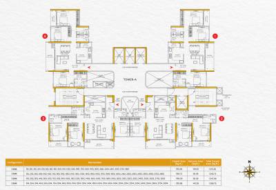  crown Tower A Cluster Plan