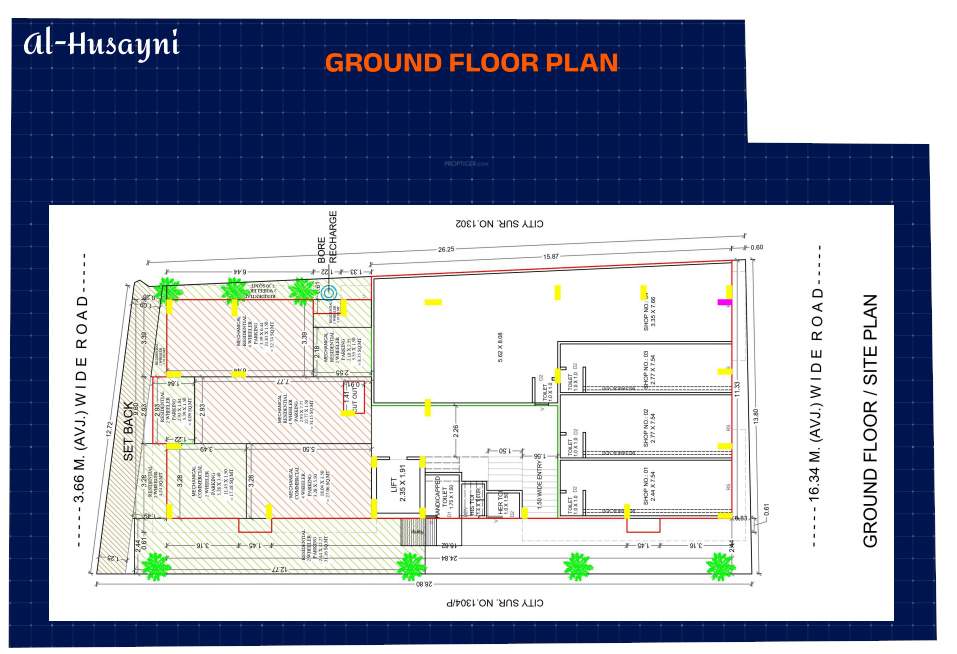  al husayni A Cluster Plan for ground Floor