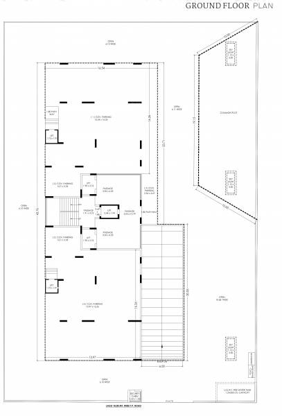  high-life Tower A Cluster Plan for ground Floor