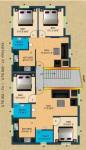 Prapthi Cluster Plan for 1st Floor  prapthi Prapthi Cluster Plan for 1st Floor