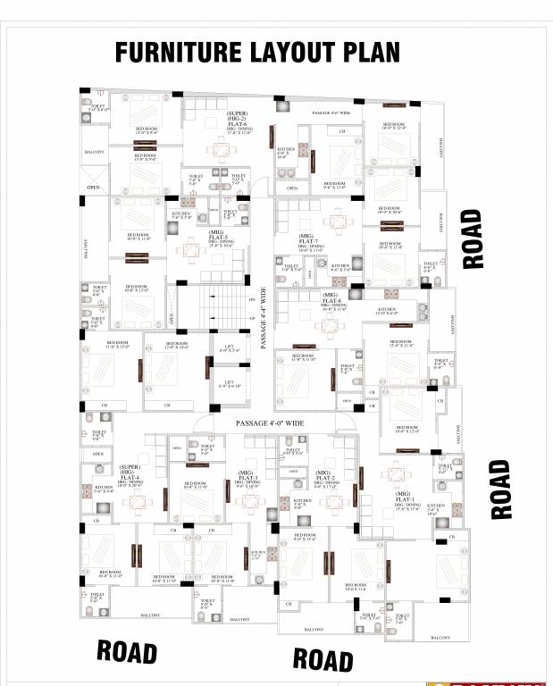 gold avenue Gold avenue Cluster Plan