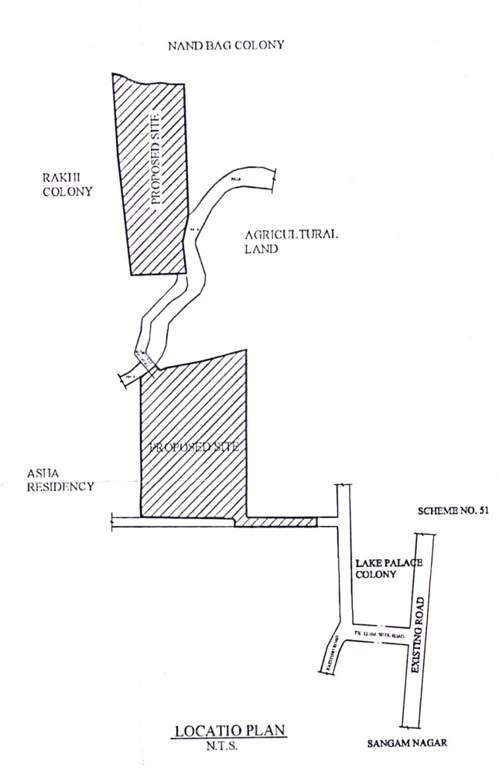  siddhvijay residency Location Plan