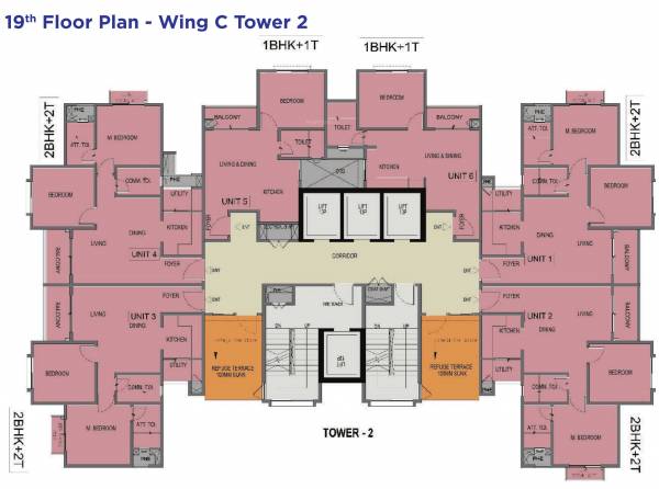 Wing C Cluster Plan for 19th Floor forest-ridge Wing C Cluster Plan for 19th Floor