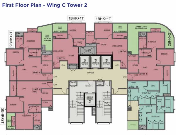 Wing C Cluster Plan for 1st Floor forest-ridge Wing C Cluster Plan for 1st Floor
