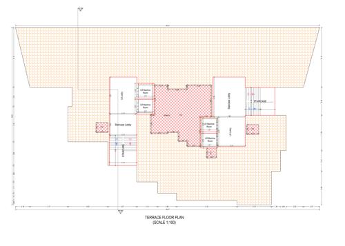  guru-krupa-heights Guru Krupa Heights Cluster Plan for terrace Floor