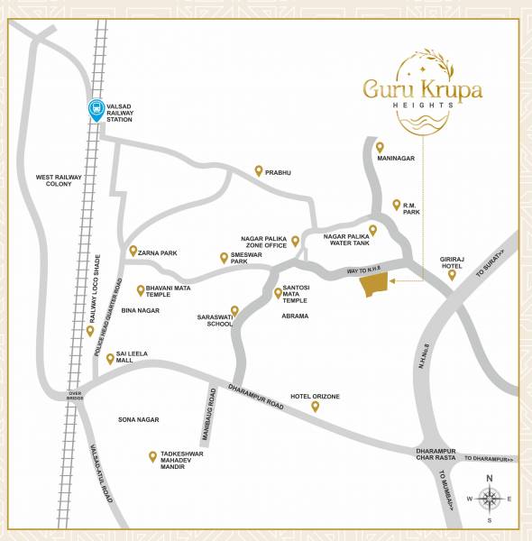  guru-krupa-heights Location Plan